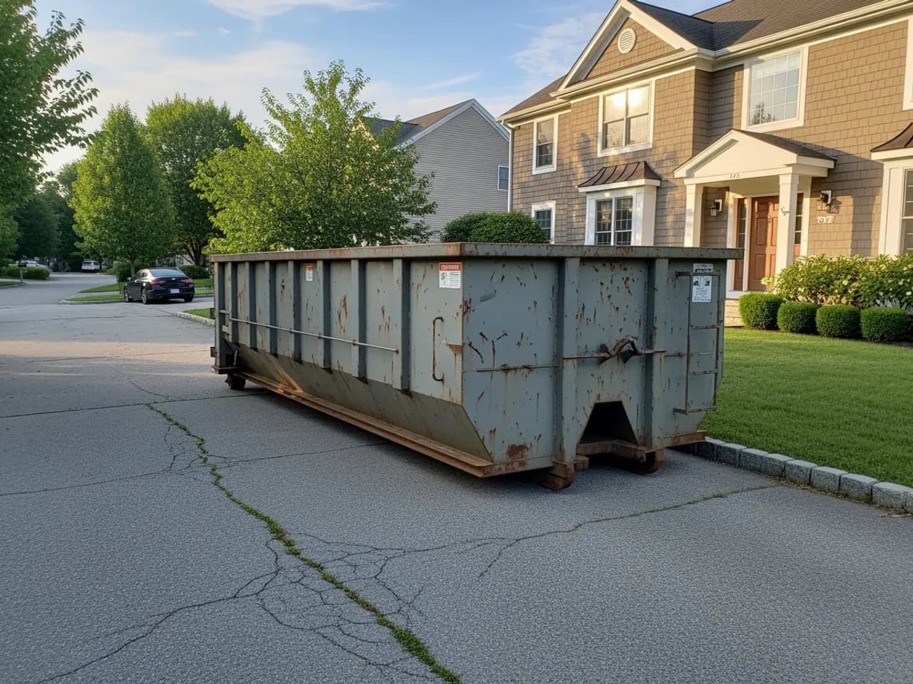 12 Yard roll-off dumpster
